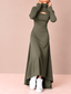VESTIDO MAXI VERDE OLIVA