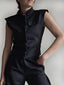 Top/Chaleco Negro Oasis