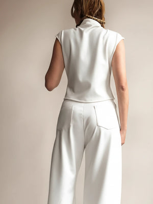 Top/Chaleco Oasis Marfil