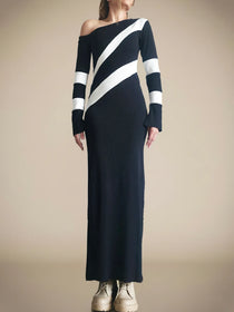 Vestido Maxi Asimétrico Atenea