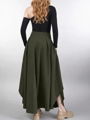 Falda Maxi Gia Verde