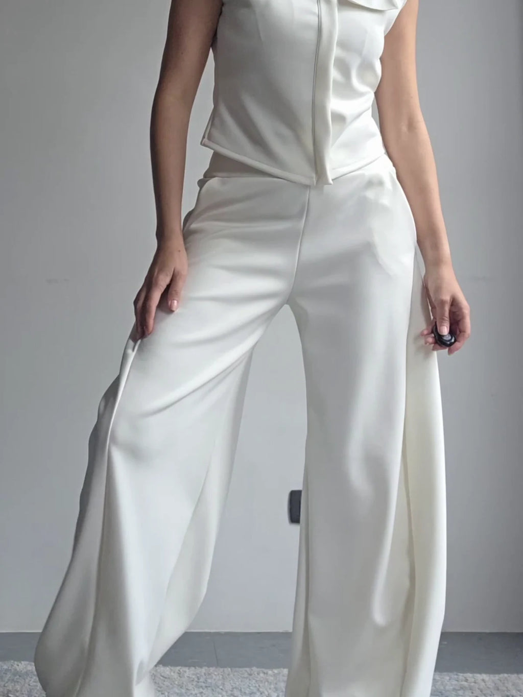 Top/Chaleco Oasis Marfil