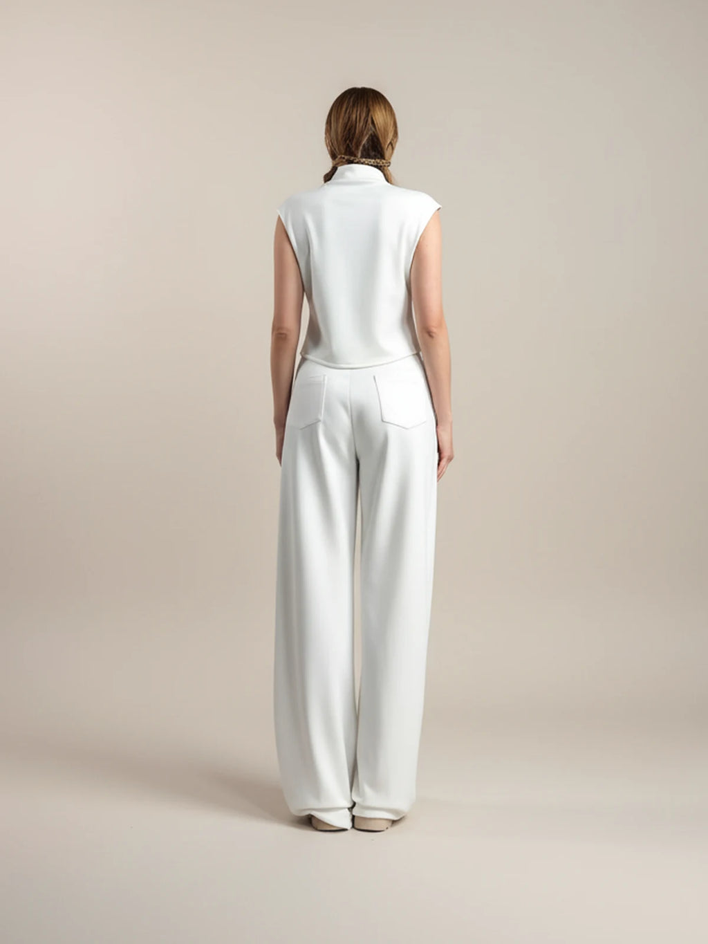 Top/Chaleco Oasis Marfil