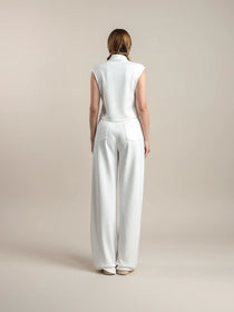 Top/Chaleco Oasis Marfil