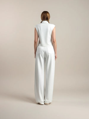 Top/Chaleco Oasis Marfil