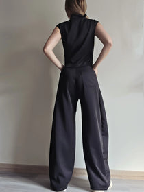 Top/Chaleco Negro Oasis