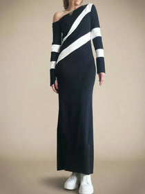 Vestido Maxi Asimétrico Atenea