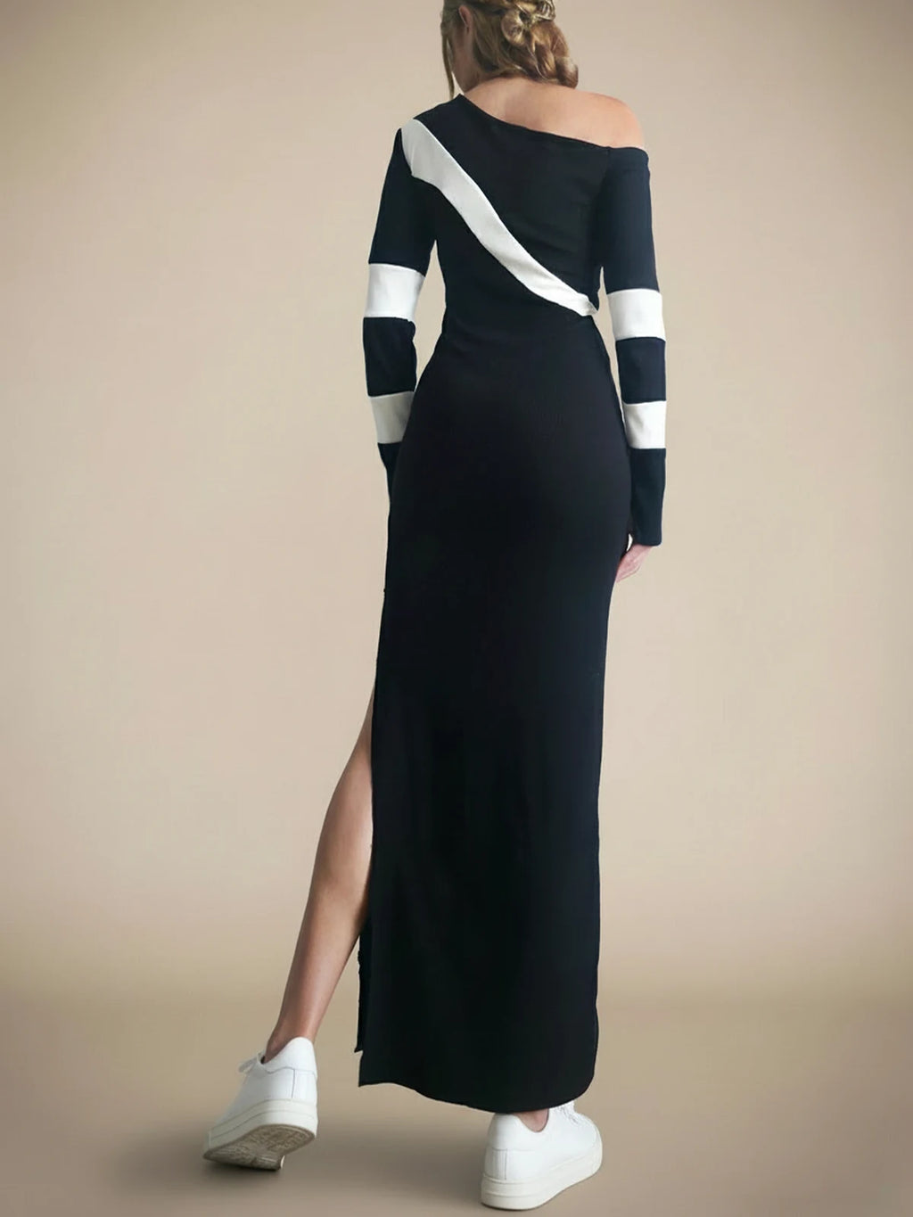 Vestido Maxi Asimétrico Atenea