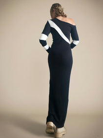 Vestido Maxi Asimétrico Atenea