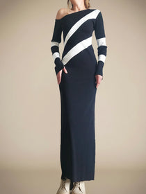 Vestido Maxi Asimétrico Atenea
