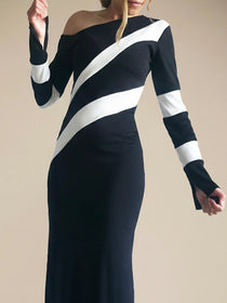 Vestido Maxi Asimétrico Atenea