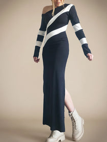 Vestido Maxi Asimétrico Atenea