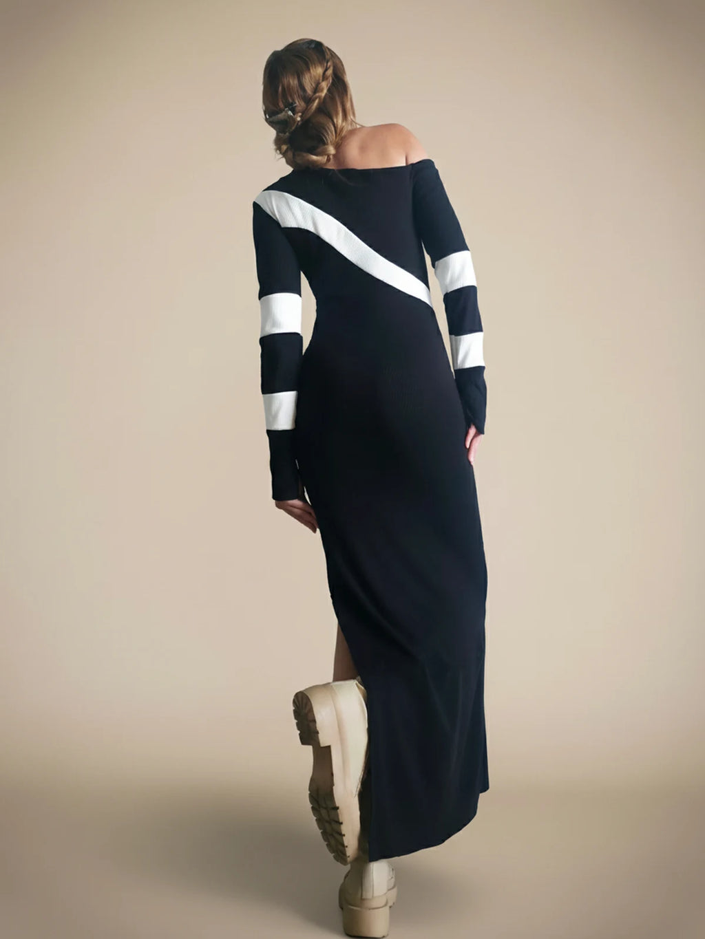 Vestido Maxi Asimétrico Atenea