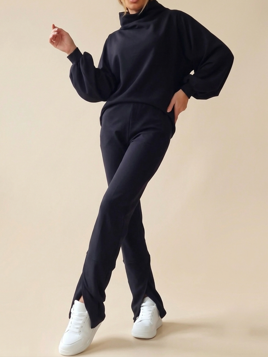 Pantalón Jogger negro majestic Imagen principal del producto