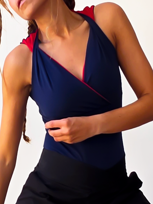 BODYSUIT AZUL OSCURO MAJESTIC