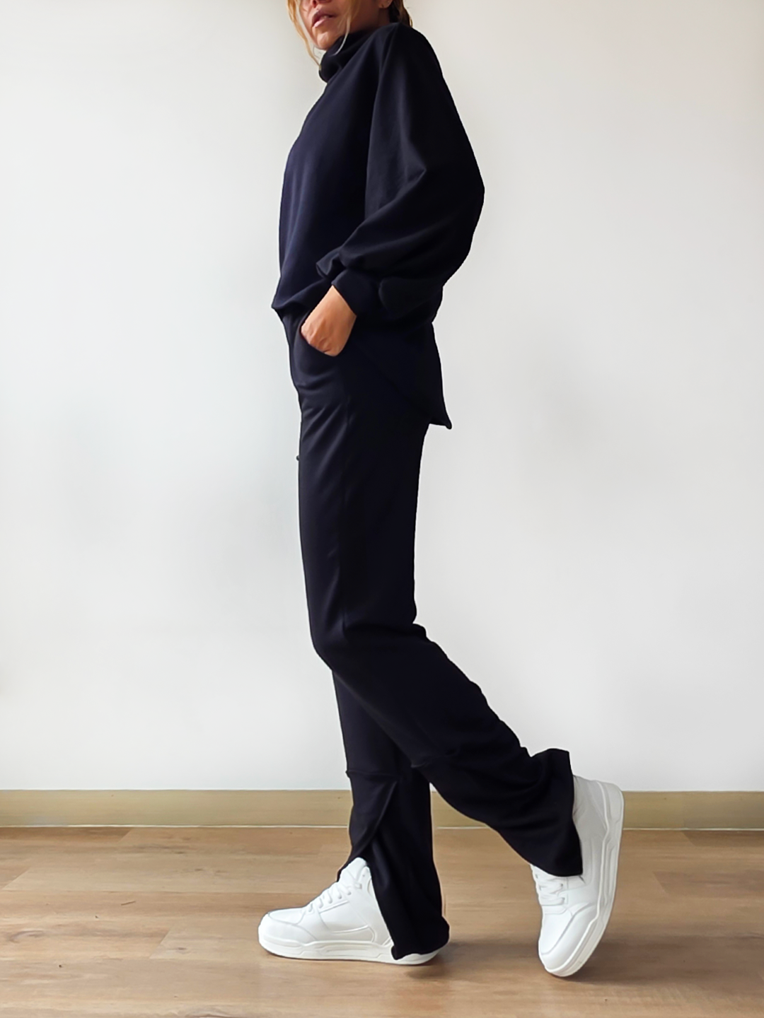 Pantalón Jogger negro majestic