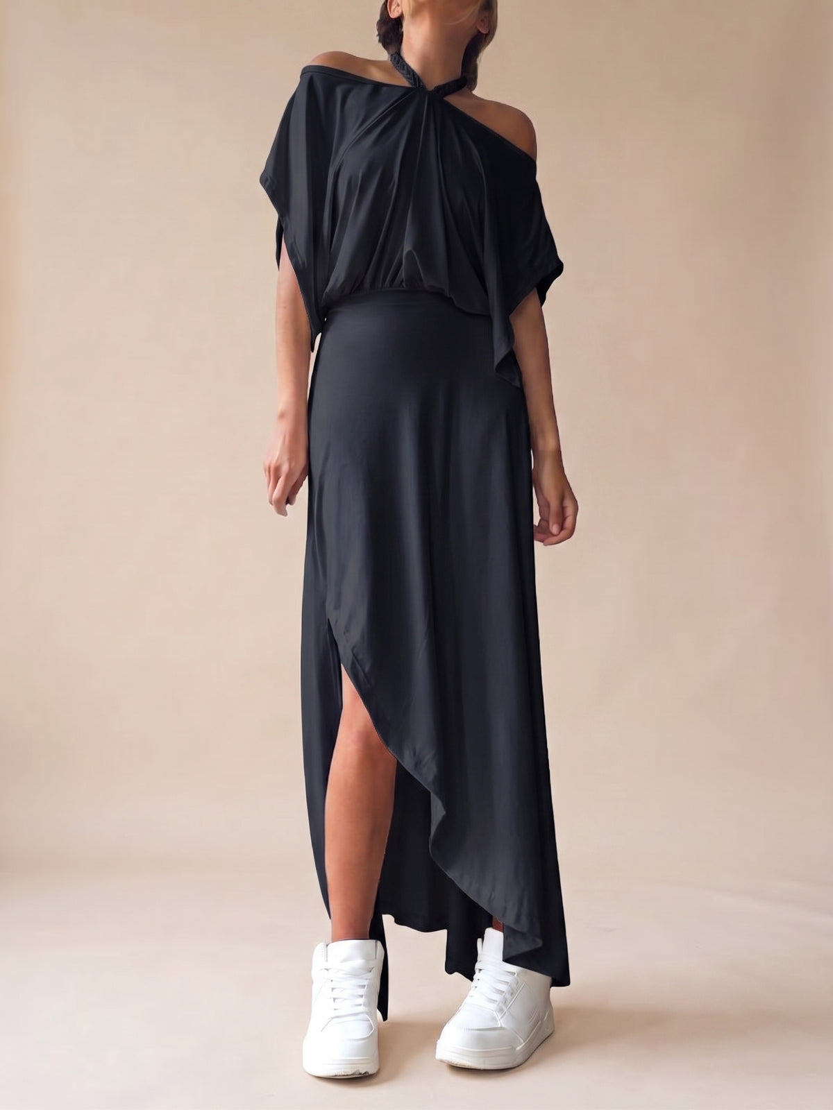 Vestido Maxi Denver Negro Imagen principal del producto