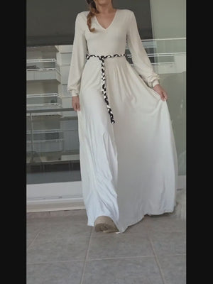 Vestido Maxi Bilbao Marfil