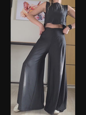 Pantalón Roma Palazzo Negro