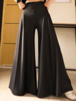 Pantalón Palazzo Roma Negro - Imagen 3