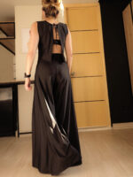 Pantalón Palazzo Roma Negro - Imagen 8