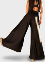 Pantalón Palazzo Roma Negro - Imagen 2