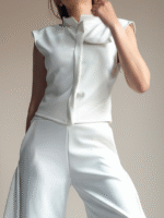 Top/Chaleco Oasis Marfil - Imagen 3