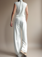 Pantalón Barrel Oasis Marfil - Imagen 5