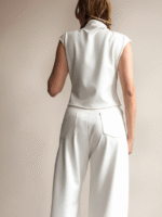 Top/Chaleco Oasis Marfil - Imagen 2