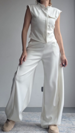 Top/Chaleco Oasis Marfil - Imagen 4