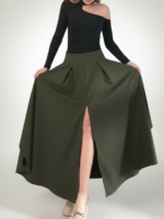 Falda Maxi Gia Verde