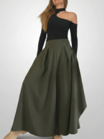 Falda Maxi Gia Verde - Imagen 6