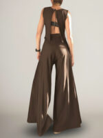 Pantalón Palazzo Roma Café - Imagen 2